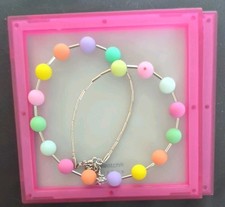 NEW SWATCH BIJOUX Pastel Bead Necklace  in Steel . JPD046-U