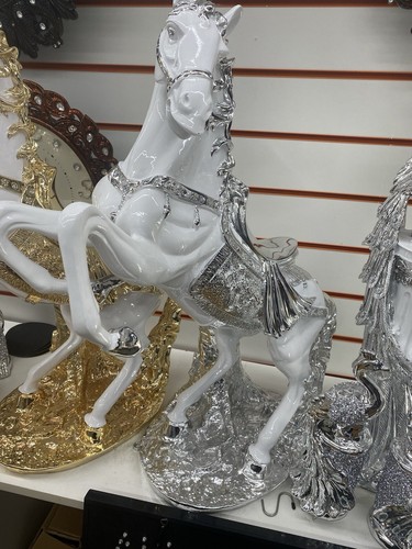White silver italian horse - italian,