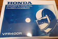 HONDA NC 30 OWNERS MANUAL VFR 400 R part number NOS.1990 copy of original