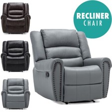 DENVER BONDED LEATHER RECLINER