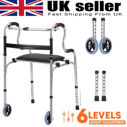 Folding walking frame - folding,