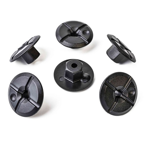 Plastic nut fastening clips - nut,