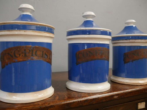 Antique vintage large blue - large,