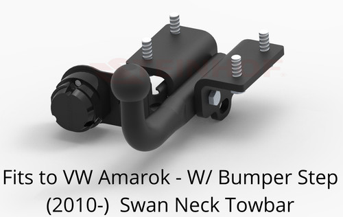 Swan neck tow bar - tow, for