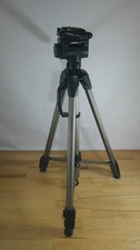 Hama Star 62 Tripod with Carry Case Black Brown Very Good Condition