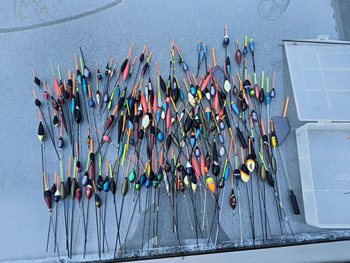 Pole floats job lot - job, 170