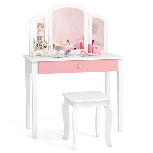 Costway kids vanity table - table, &