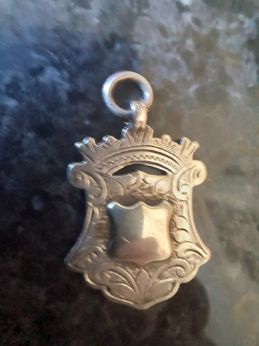 Solid silver antique pocket - antique,