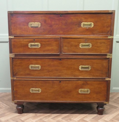 Teak campaign chest piece - 2,