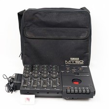 Yamaha MT50 4-Track Cassette Multitrack Recorder w/ Adapter & Case Tested Japan