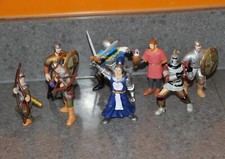 ELC & Papo toy knight figures  x 8 figures