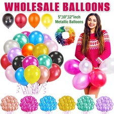 5" 10" 12" BALLOONS METALLIC