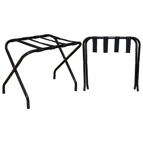 Folding metal luggage racks - folding,