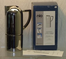 Oliver Hemming NIO Large 9 Cup Espresso Coffee Maker NIB C8209 Modern Art Deco