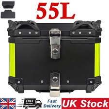 Black 55L Motorcycle Top Box