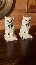 Pair Of Staffordshire Cat