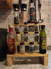 Rustic Wooden Spice Rack