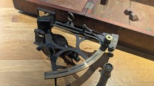 Antique John Parkes & Sons Sextant | Marine Navigation Instrument + Original box