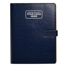Personalised Logo A4 Portfolio Conference Case Organizer with Clipboard & Pad