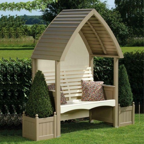 Wooden garden arbour cottage - wooden,