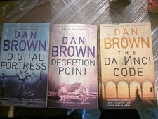 3 x Dan Brown Books - Da Vinci Code / Deception Point / Digital Fortress