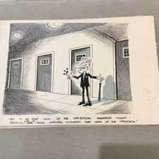 Vintage Political Cartoon