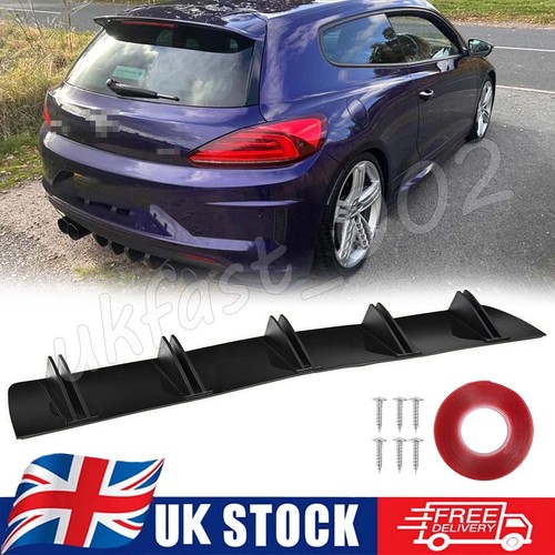 Black rear bumper - bumper, diffuser