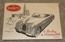 Bugatti Type 101 Original Brochure Brochure Folder