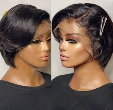 Pixie Cut 13x4 Transparent