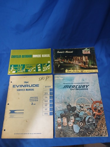Vintage outboard motor manuals - vintage,