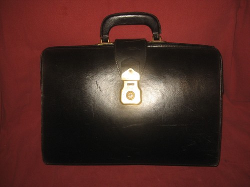 Vintage cheney black leather - vintage,