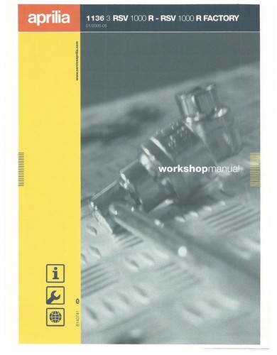 Aprilia service chassis manual - chassis,