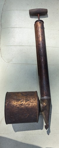 Vintage brass hand sprayer - hand,