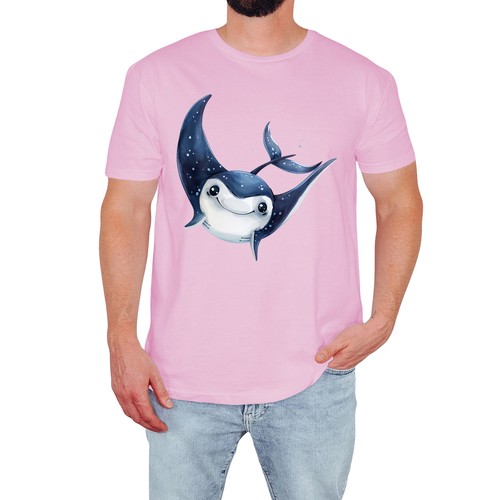 Cute manta ray - cute, t-shirt