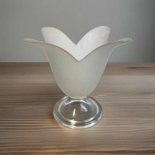 Vintage frosted glass - vintage, tulip