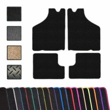 UNIVERSAL 4 PIECE FRONT AND REAR CAR VAN FLOOR MATS RUBBER BACKED CARPET