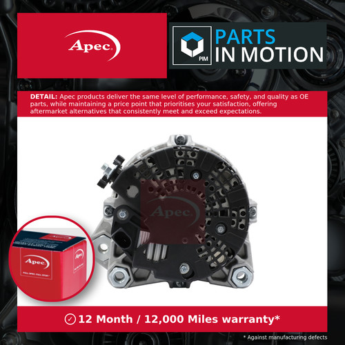 Alternator aal2598 apec - alternator,