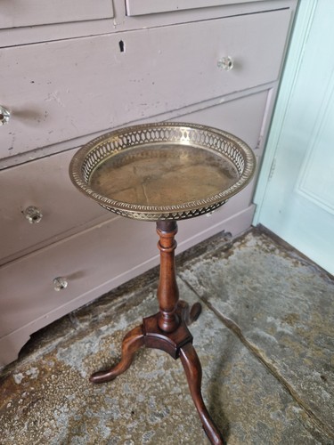 Vintage wood and brass - and,
