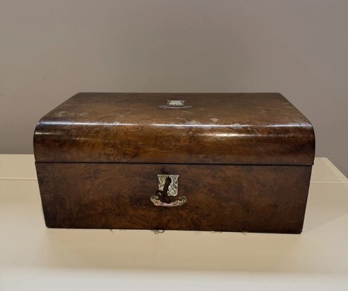 Antique walnut and mother - antique,
