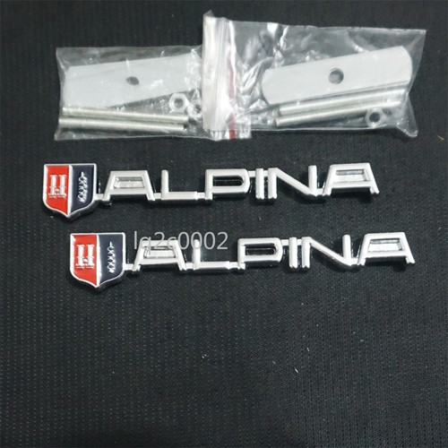Chrome silver alpina metal - 2x,