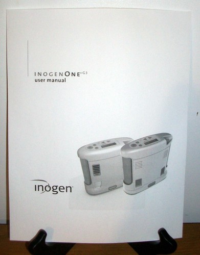 Inogen user manual - g, 3