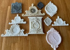 dolls house miniatures bundle job lot oddments clocks x 10