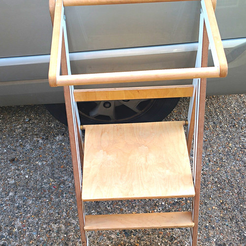 Kids foldable wooden - wooden, 2-step