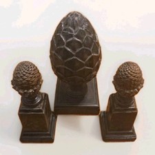 Vintage Pine Cone Finials –