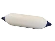 White Inflatable Boat Fender Buoys (27CM x 100CM Castro Sailing Twin Eye)