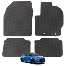 Carsio Tailored Rubber Car Floor Mats For Toyota Yaris Hybrid & Cross 2020+