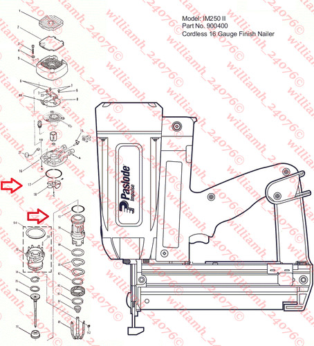 Paslode finish nailer im250 - finish,