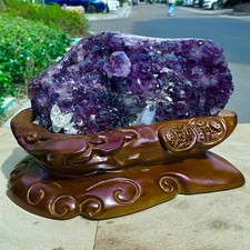 6.3LB - Amethyst Geode Cluster - Free Stand - Healing Crystal