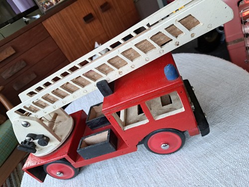 Vintage handmade wooden fire - vintage,