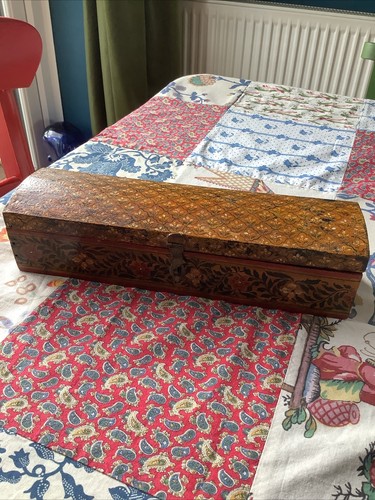 Vintage hand painted indian - hand,